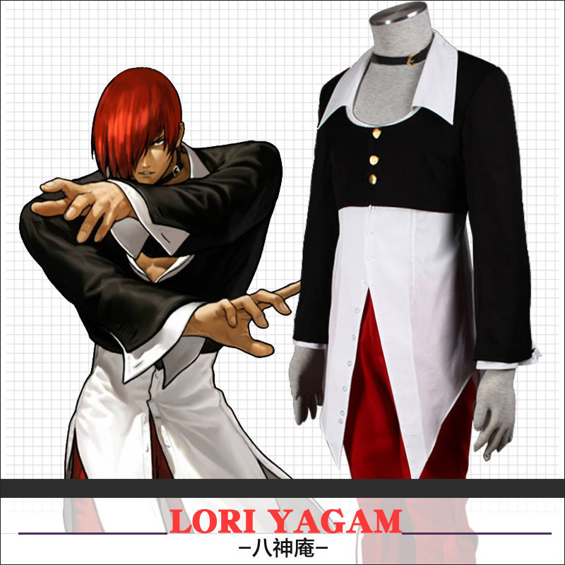KOF Iori Yagami คอสเพลย์ - ชุดคอสเพลย์ตัวละครจากเกมส์ файทิ้ง