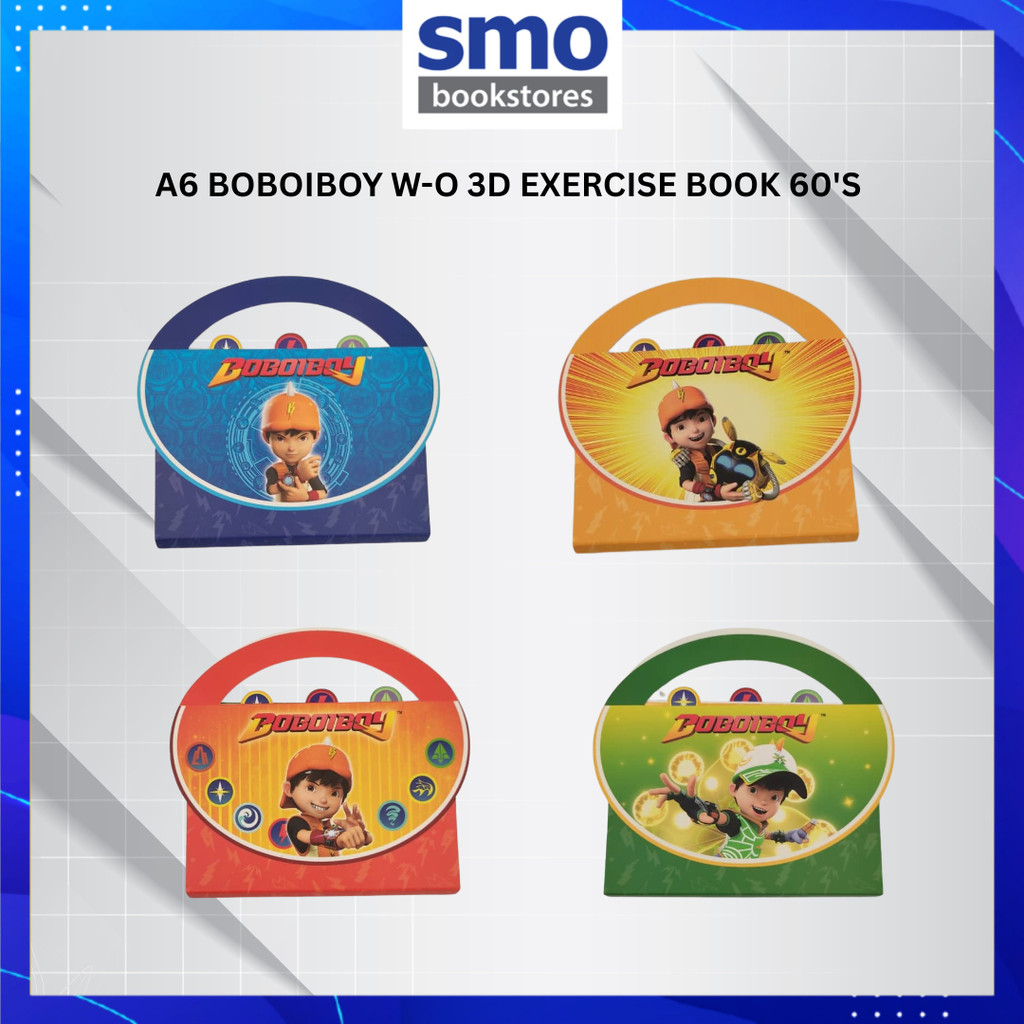 [CAMPAP] A6 BOBONIBOY WO 3D EXERCISE BOOK 60S