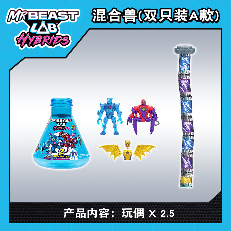 นายยีสต์แล็บนาย Beast lab Mixed Beast Monster Doll Mystery Box Assembly Match