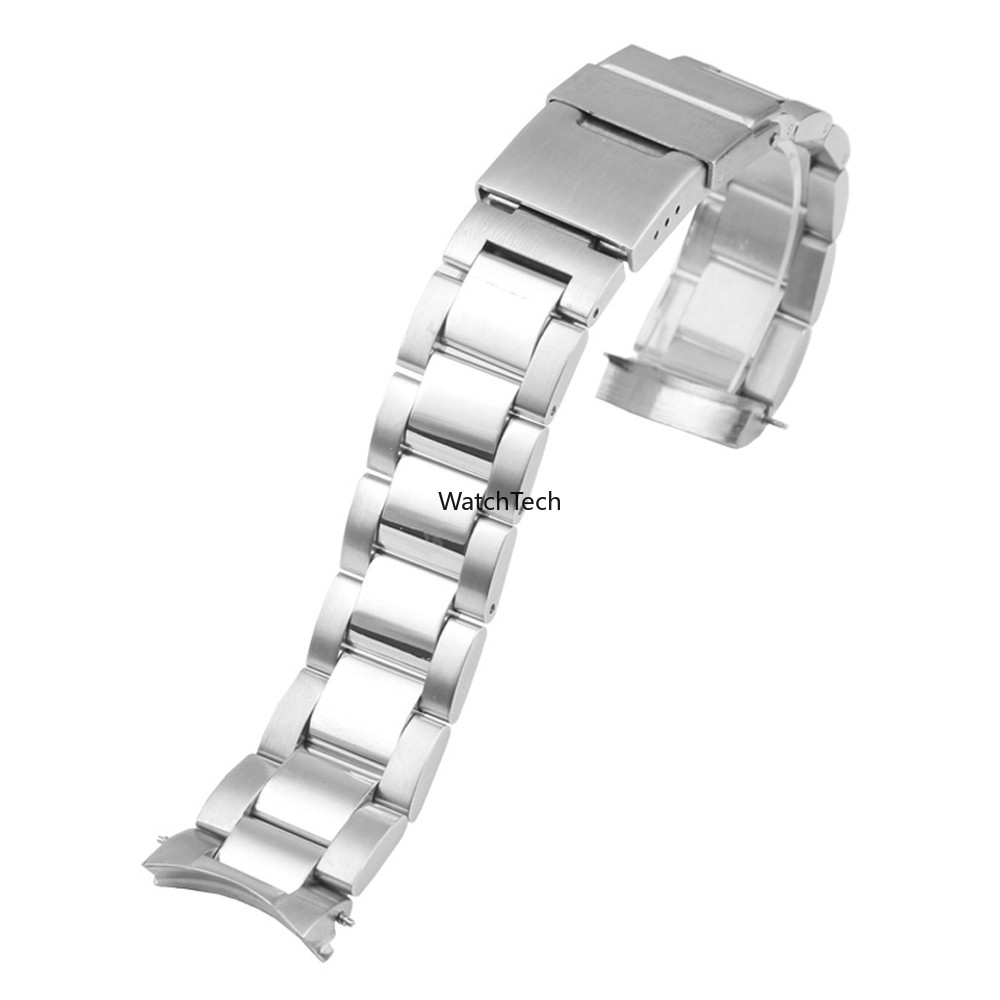 สแตนเลสสตีลโลหะนาฬิกาสร้อยข้อมือสําหรับ Longines Comas ดําน้ํา L3.781.4/L3.782.4 21 มม.