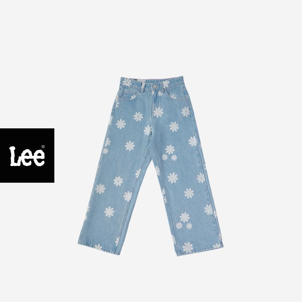 LEE KIDS กางเกงยีนส์เด็กผู้หญิง คอลเลคชั่น Little Pink เอวกลาง ทรงกระบอก รุ่น LK