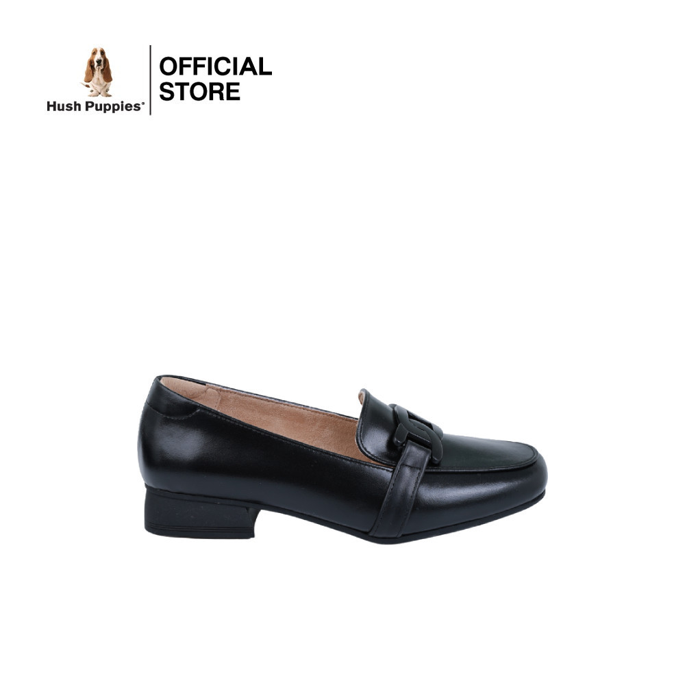 Hush Puppies รองเท้าผู้หญิง รุ่น  HP 8WCFPP265A - สีดำ (รองเท้าลำลองหนังสังเคราะ