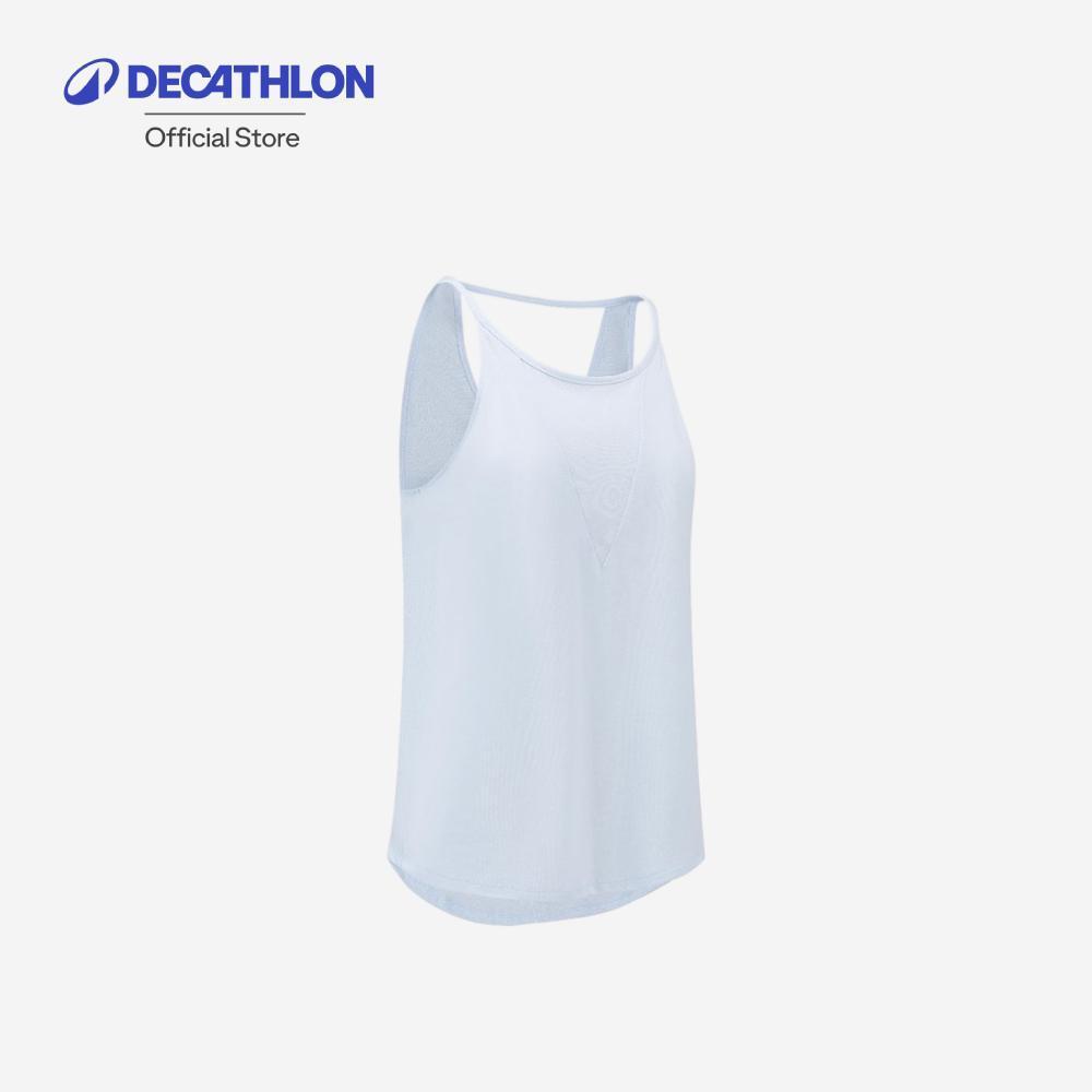 Decathlon Tank Nh500 W Cn เสื้อกล้ามเดินป่าสำหรับผู้หญิง รุ่น Nh500 - Blue