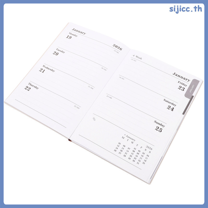 สมุดบันทึก Daily Habit Tracker Weekly To-do Planner sijicc