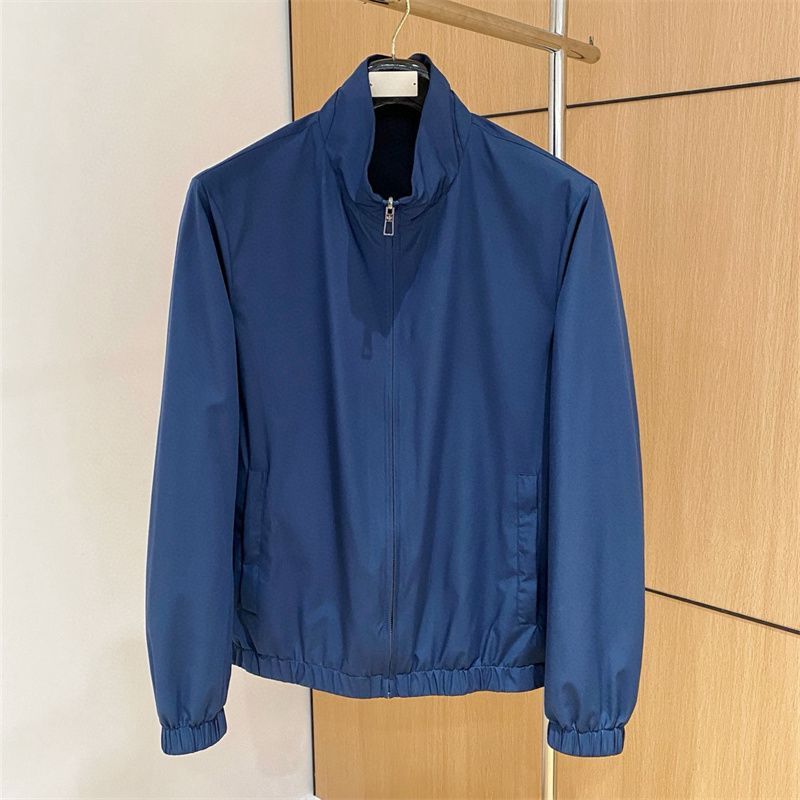 J4XB LP*Loro 25Autumn Winter New Simple Fashion Versatile Men's Stand Collar Zipper Business Casual 