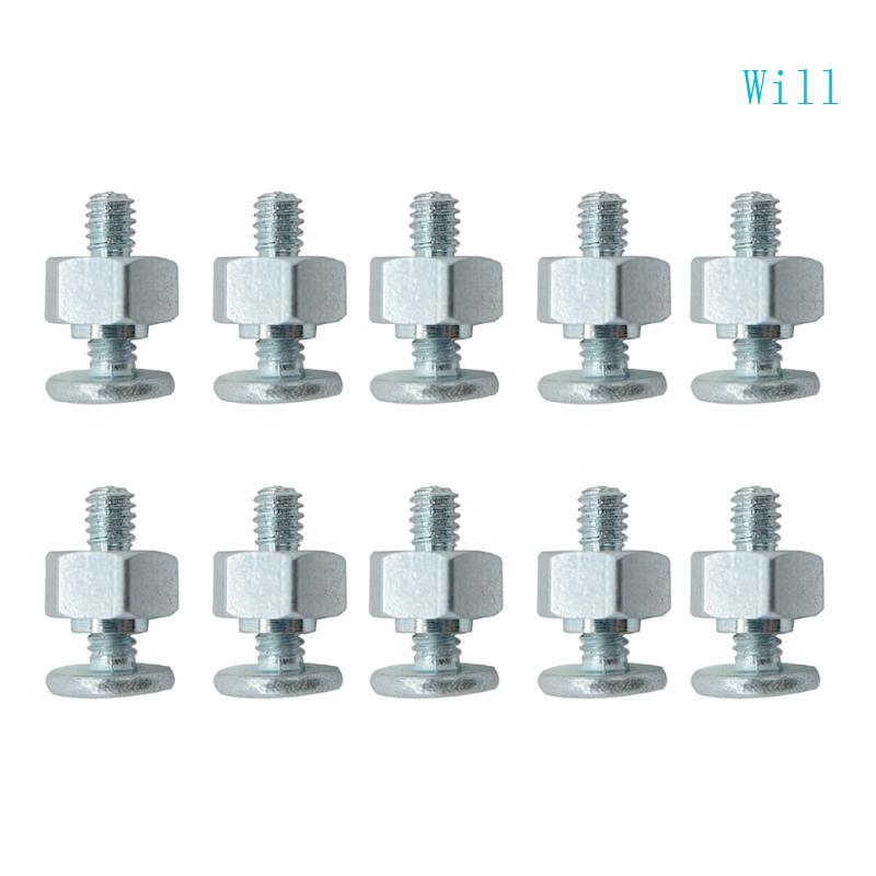 จะ 10 ชุดเครื่องมือติดตั้งขาตั้งสกรู Hex Nut Kit สําหรับ A-SUS สําหรับ M 2 SSD เมนบอร์ดต่ําสั้นสกรู 