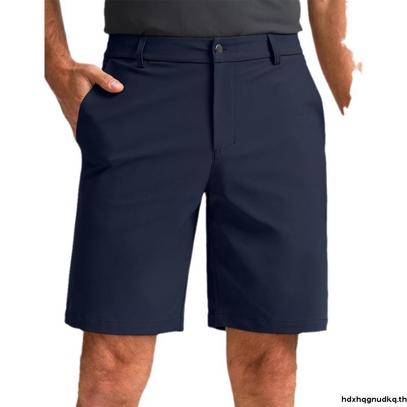 กางเกงขาสั้น GQ Perfect™ สไตล์สแล็ค เหมาะสำหรับผู้ชาย