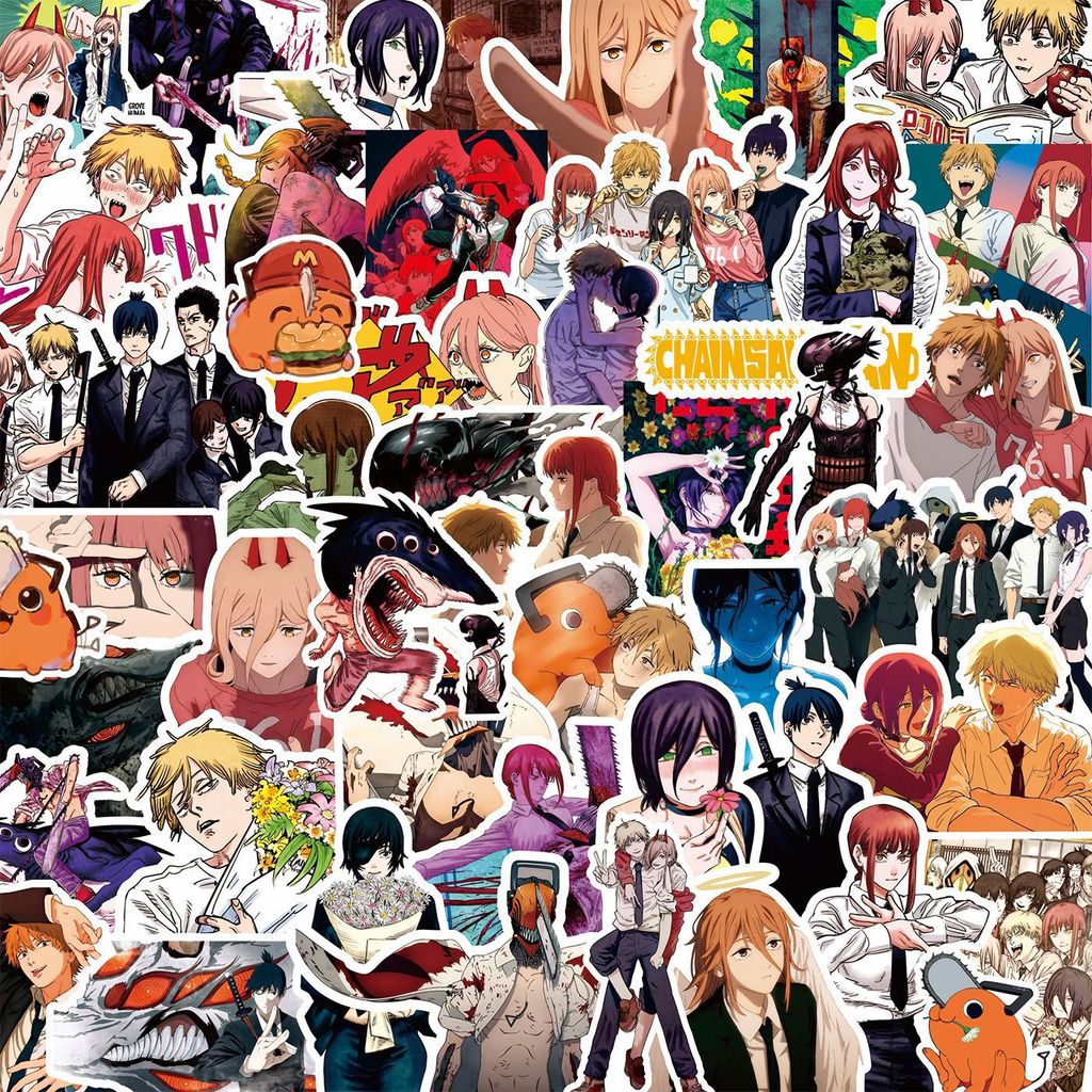 80ชิ้น/เซ็ต ❉ สติ๊กเกอร์ Chainsaw Man Series 01 ❉ สติ๊กเกอร์แฟชั่น DIY Doodle Decals