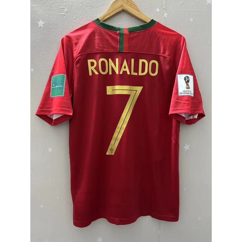 【retro jersey】2018 Portugal Home RONALDO  Soccer Jersey custom T-shirt Football Jersey AAA+