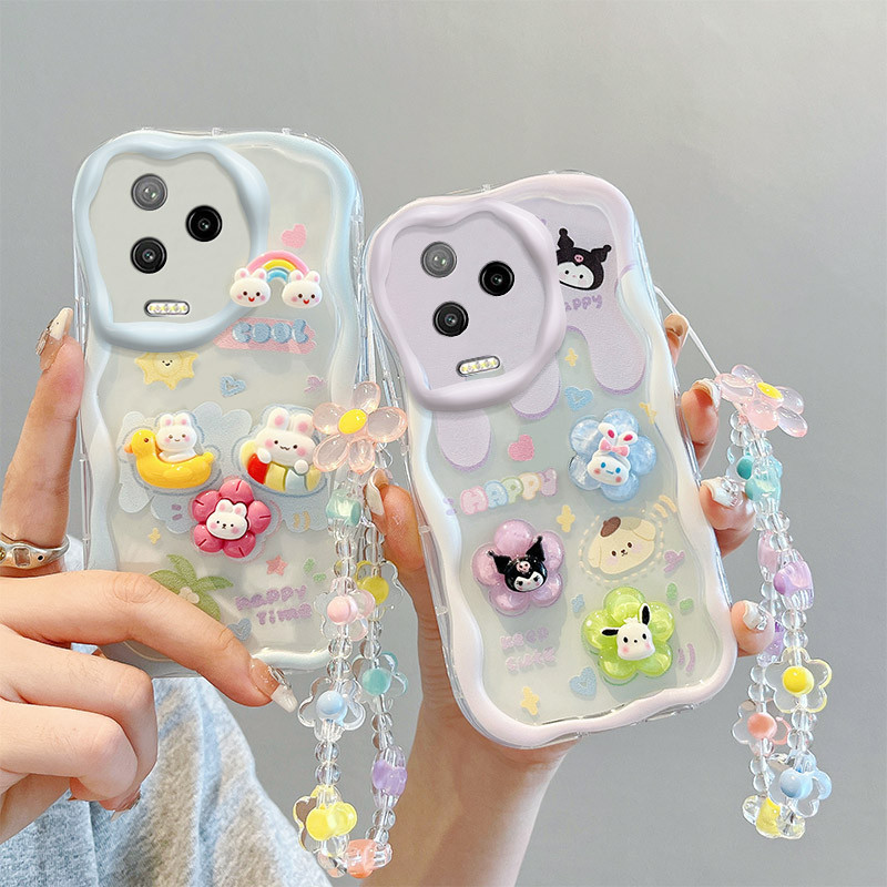 เคส For Infinix Note12Pro 4G / Note12 2023 4G TPU เคส BBNYGZ สไตล์ครีม 3D ตุ๊กตากรณีโทรศัพท์ใสที่มีหลายรูปแบบ.