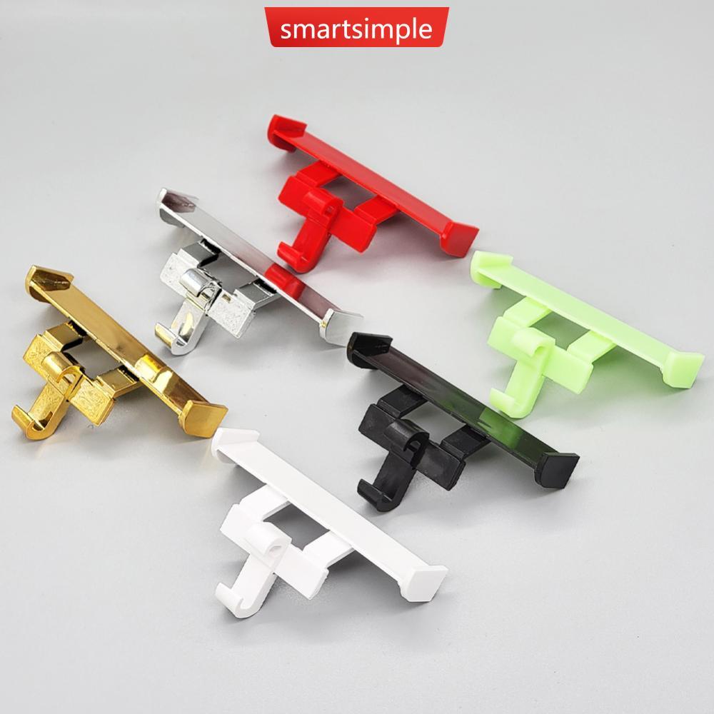 SMARTSIMPLE ของประดับสำหรับรองเท้า 2 ชิ้น แบบ DIY Carbon Fiber Wings และ Clip สำหรับการตกแต่งรองเท้า