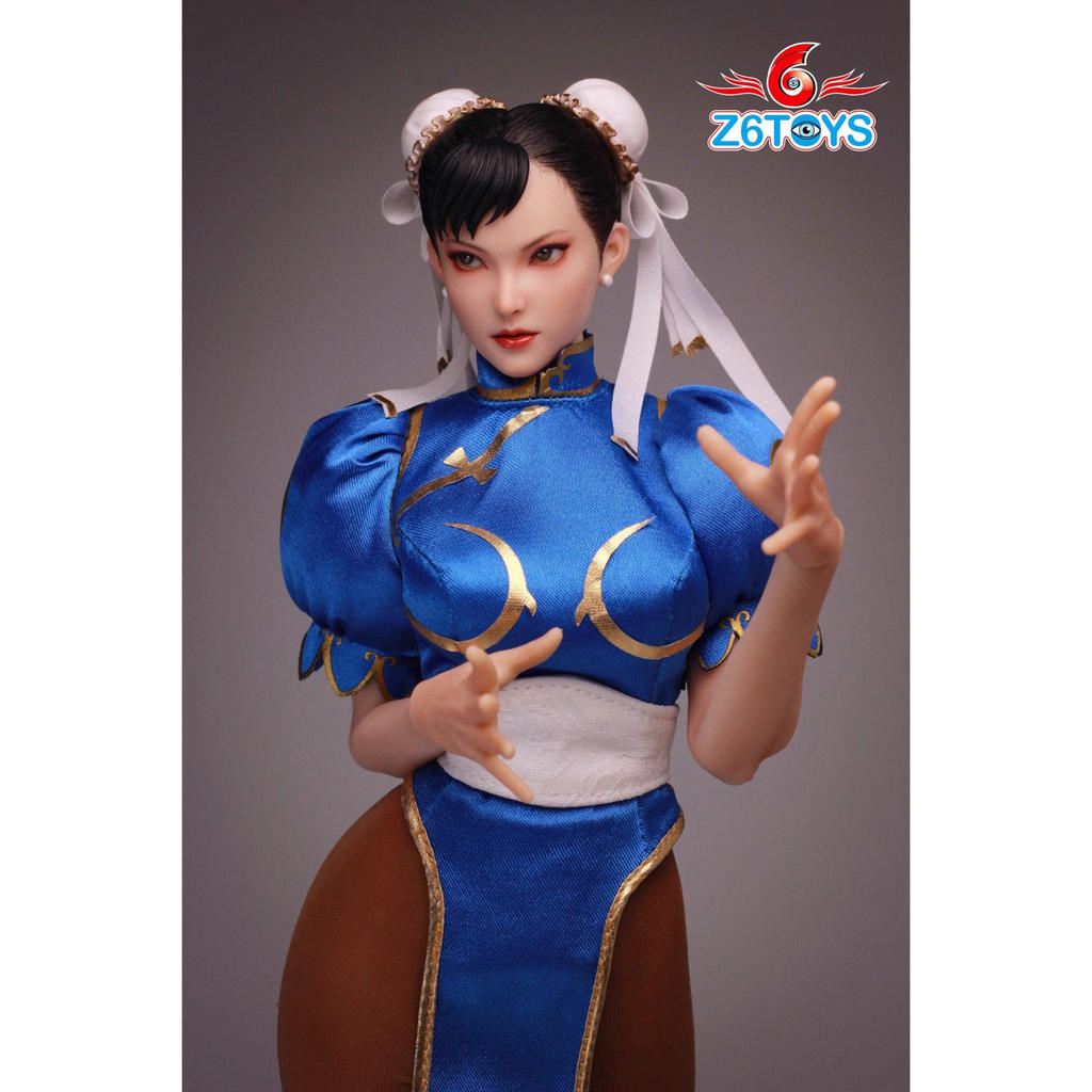 [Collection Boutique] พร้อมสต็อก Z6TOYS 1/6 Asian Beauty Chunli ZC020 Movable Eye ประติมากรรมหัวหญิง