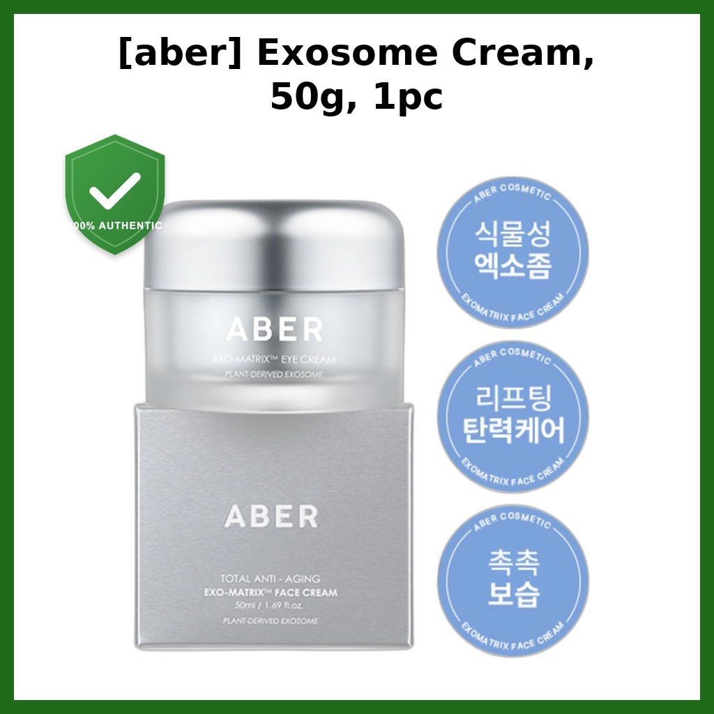 [aber] Exosome Cream, 50g, 1pc / Korean Exosome Cream / สูตร Anti-Aging / ของแท้ 100% โดย shamama