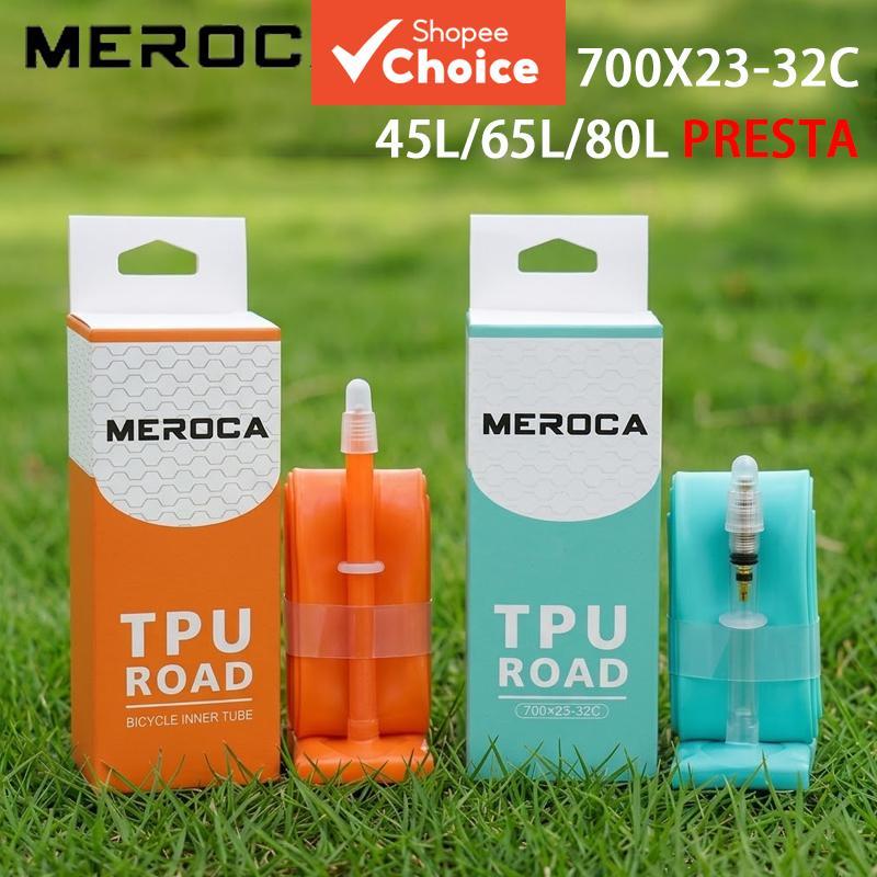 MEROCA Bike Inner Tube TPU Ultralight 45 65 80mm Presta Valve Road Bicycle Accessories