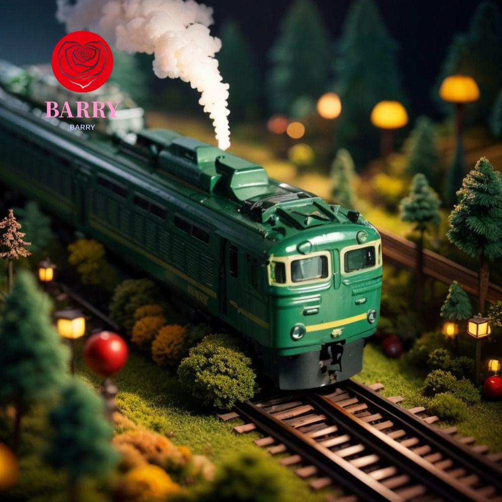 BARRY โมเดลรถเฉื่อย, วัสดุโลหะผสม Harmony จําลองรถไฟจําลอง, Shinkansen พลาสติก Nostalgic สีเขียวดึงกลับ Retro รถไฟรุ่นเครื่องประดับคอลเลกชัน