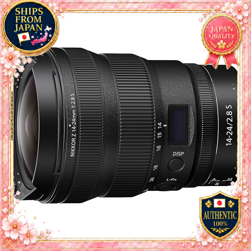 Nikon NIKKOR Z 14-24mm f/2.8S Ultra Wide Angle Zoom Lens for Full Frame Z Mount