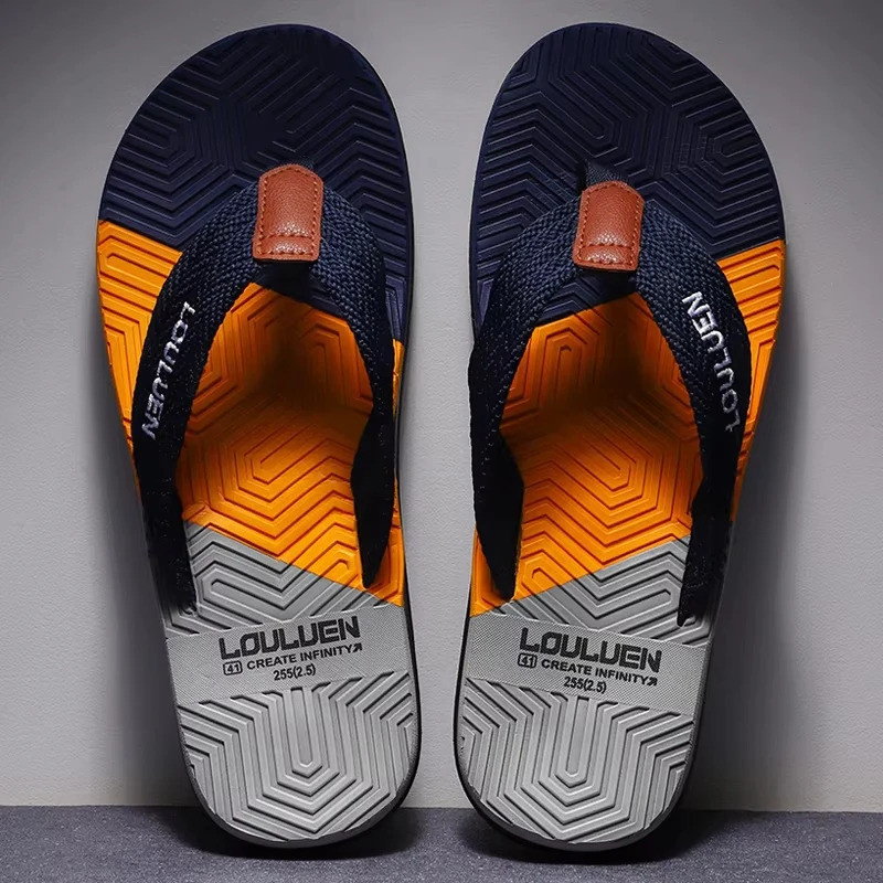 คุณภาพสูงขายร้อนผู้ชาย Flip Flops ฤดูร้อน Beach Flip Flops ผู้ชายแฟชั่น Breathable Casual Beach ผู้ชายรองเท้าแตะฤดูร้อนกลางแจ้ง