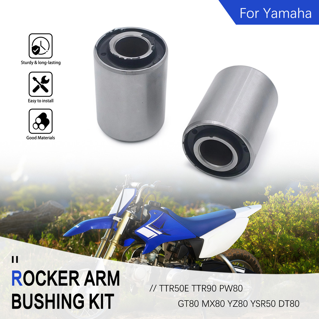 ชิ้นส่วนรถจักรยานยนต์ Swingarm Bushings ชุดด้านหลังสวิงอาร์มบุชสําหรับ Yamaha TTR50E TTR90 PW80 GT80