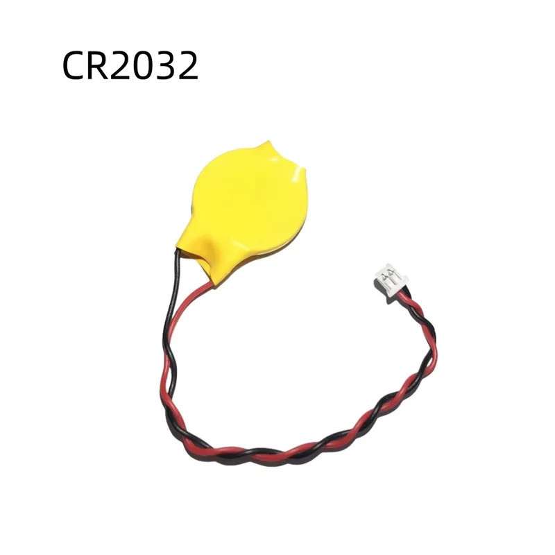 5PCS CR2032 แบตเตอรี่ 2pin แล็ปท็อป BIOS CMOS แบตเตอรี่สายไฟถอดแบตเตอรี่ปุ่ม CR2025 CR2016 2032