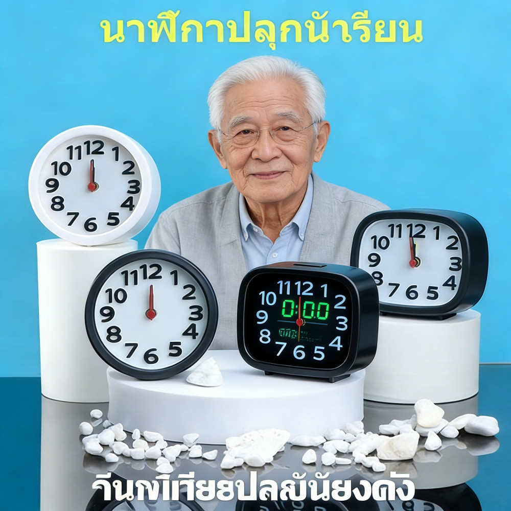 นาฬิกาปลุก นาฬิกาติดผนัง นาฬิกาปลุกข้างเตียง นักเรียน น่ารักๆ ดิจิตอล คลาสสิก นาฬิกาปลุกตั้งโต๊ะ ดัง เสียงกระดิ่ง