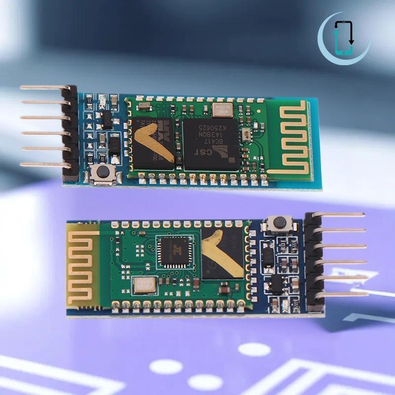 [AT] HC-05 HC 05 RF ไร้สายสําหรับ Transceiver Slave โมดูล RS232 / TTL ถึง UART Converter และอะแดปเตอ