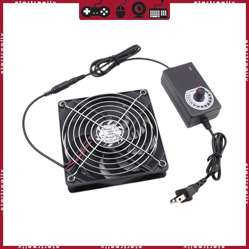 ST US 120 มม.220V 240V พัดลม 2750RPM พัดลมระบายอากาศปรับความเร็วลมสําหรับสัตว์เลี้ยง
