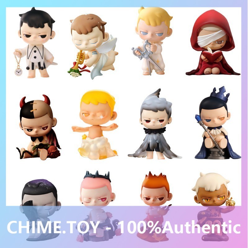 P POPMART KUBO KUBO Angel Poem Series Mystery Box ของขวัญเล่นอินเทรนด์