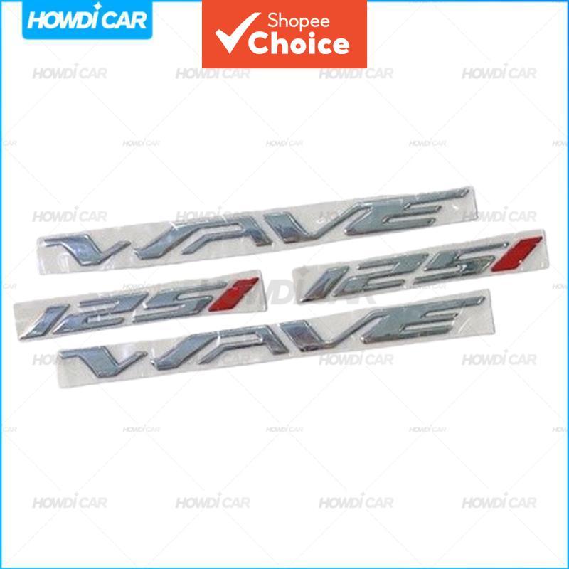 สติกเกอร์โลโก้ลายคลื่นนุ่มสําหรับ Honda Wave 125i