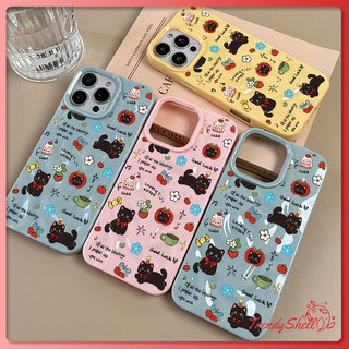 จัดส่งในพื้นที่ เคสเหมือนอุกกาบาต มีสีสัน น่ารัก For IPhone16 15 14 13 12 11 6 7 8 plus Pro Promax X XR XSMAX