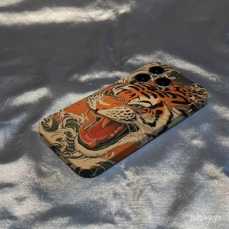 Fierce Tiger Hard เคสโทรศัพท์เหมาะสําหรับ iPhone 13promax 14promax 15promax 16 17 pro max xs xr 11pr
