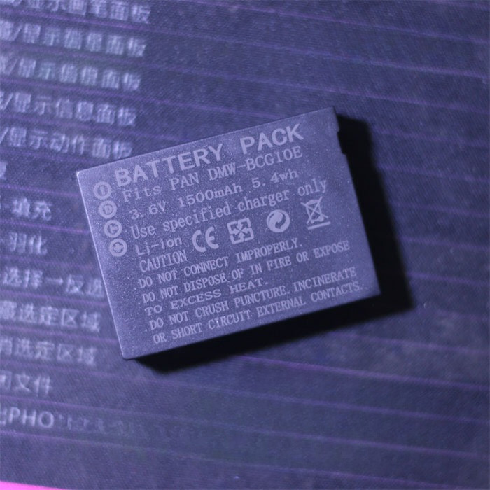 DMW-BCG10E/GK battery compatible with Panasonic ZS20 ZS1 ZS3 ZS5 ZS7 ZS8 ZS10 charger