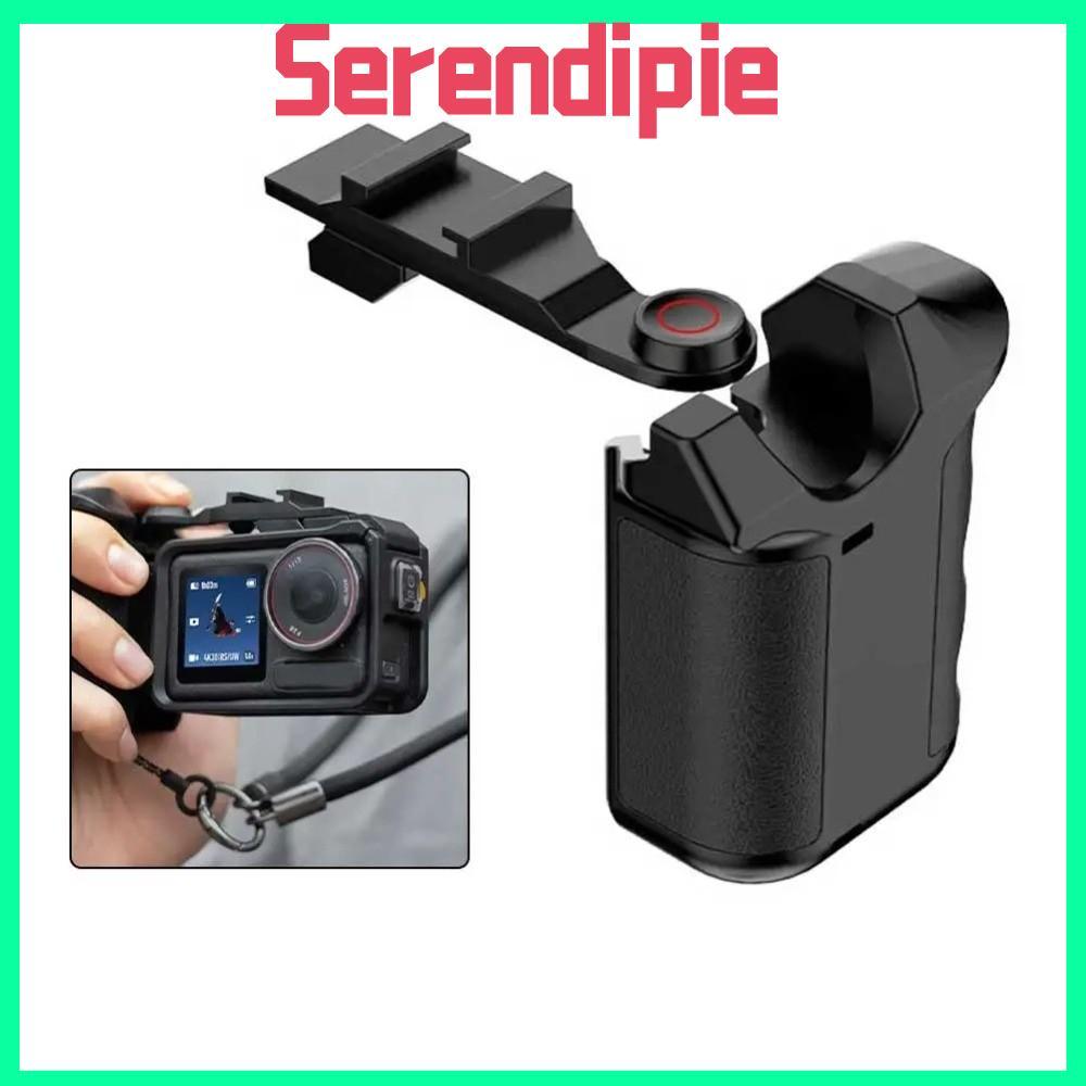 SERENDIPIE Xplorer Grip Kit Handle, Quick Release Plastic Street Grip Holder, ปุ่มชัตเตอร์น้ําหนักเบ