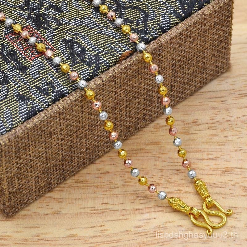 สร้อยคอสามกษัตริย์แท้ สร้อยคอ18k สร้อยคอ 2 3 กษัตริย์ สร้อยสแตนเลส ไม่ลอกไม่ดำ เหลี่ยม สร้อยห้อยพระ 