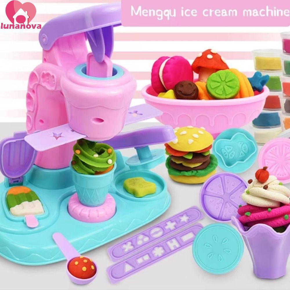 LUNANOVA DIY Maker Toy, การออกแบบที่ไม่ซ้ําใครที่น่าสนใจของเล่นการเรียนรู้ในช่วงต้น, Play House Ice 