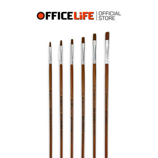 HORSE (ตราม้า) พู่กันสีอะคริลิค ชนิดหัวแบน รุ่น H-806 เบอร์ …