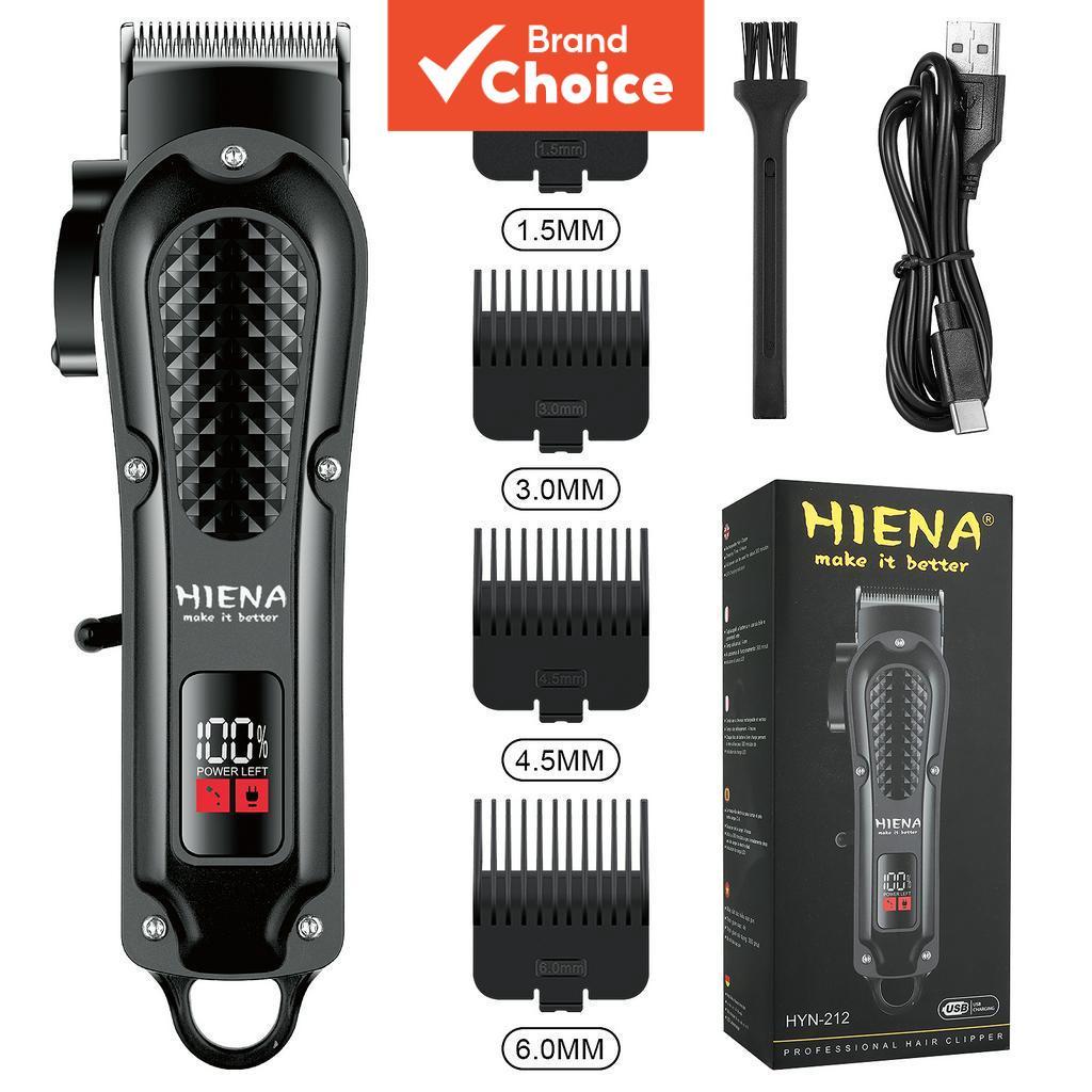 HYN-212 Professional Hair Clipper เครื่องตัดผมไฟฟ้าแบบชาร์จไฟได้ Beard Trimmer เครื่องโกนหนวดผู้ชาย