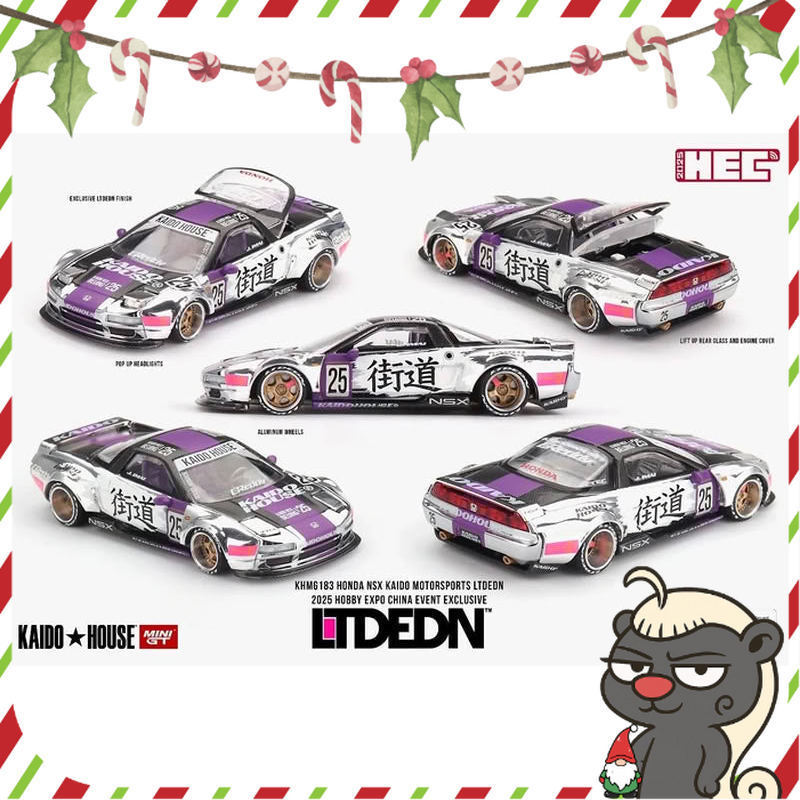 MESSAGE SHOP KAIDO HOUSE 1:64 HEC2025 LTDDN Honda NSX Kaido Motorsport KHMG183