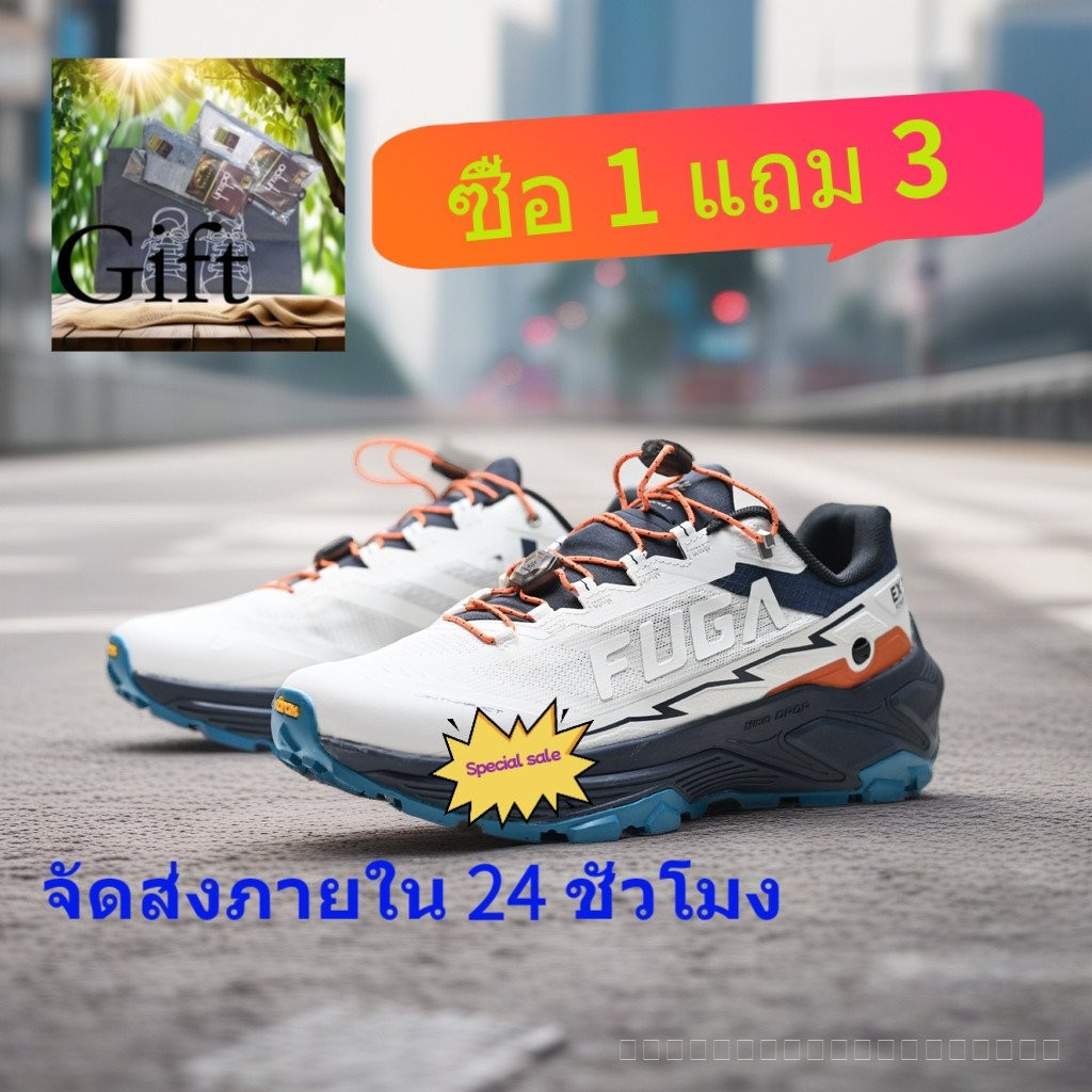 Kailes FUGA EX3 BOA รองเท้าวิ่งและเดินป่าสําหรับทั้งชายและหญิงการดูดซับแรงกระแทกระบายอากาศระบบกันลื่