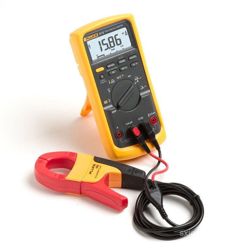 Fluke 87-V มัลติมิเตอร์แบบ True RMS อุตสาหกรรม 87V MAX มัลติมิเตอร์แบบดิจิตอลมัลติฟังก์ชั่นอัตโนมัติ