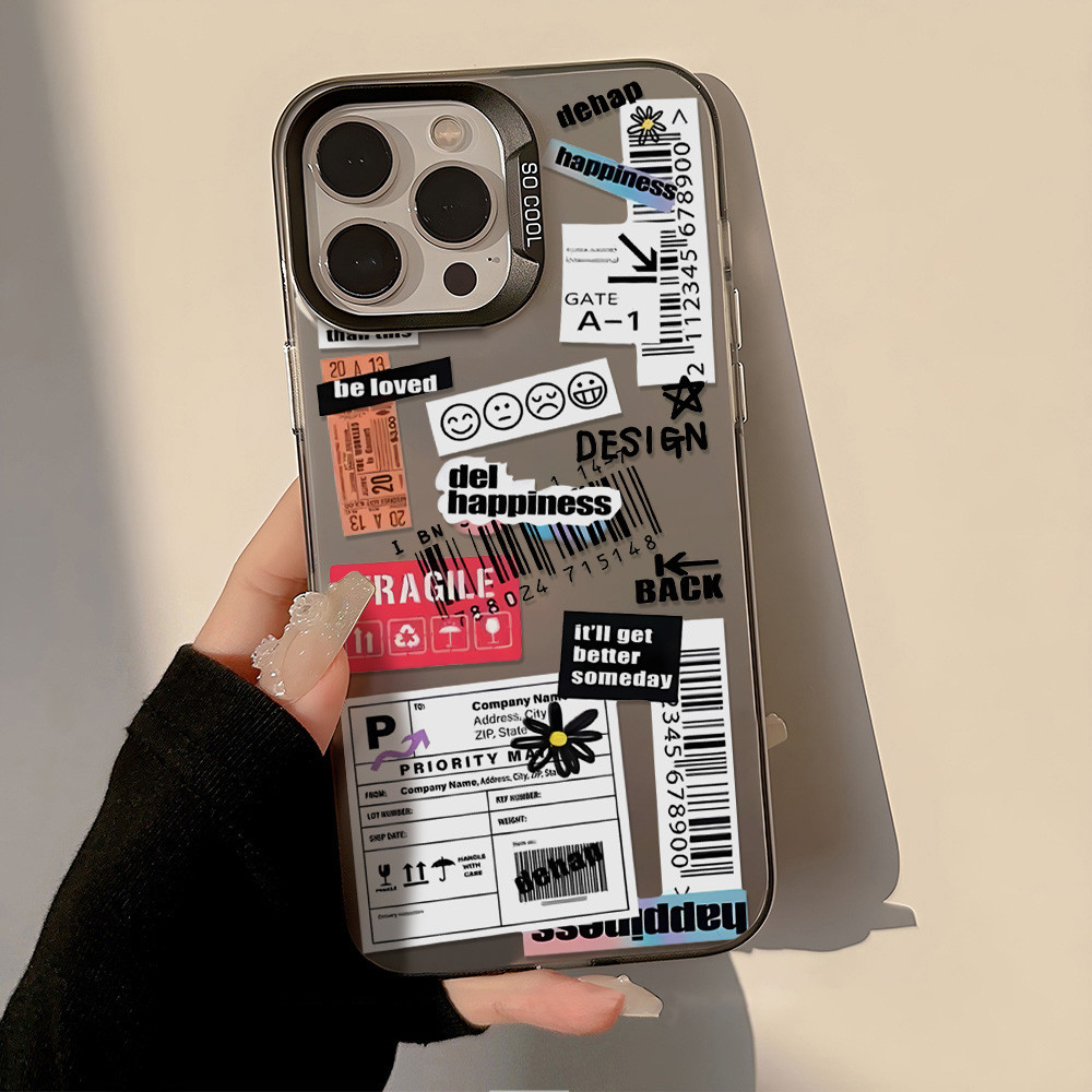 เคสโทรศัพท์มือถือ อะคริลิค ชุบโลหะ IMD Matte เคส For VIVO รูปที่ 5
