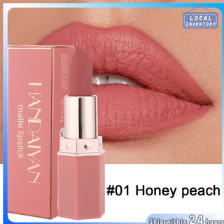 HANDAIYAN Matte Lipstick Waterproof Long Lasting Lip Stick Sexy Red Pink Velvet Nude Lipsticks