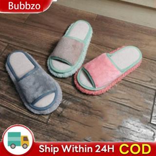 BUBBZO Microfibre Mop Slipper เครื่องมือฝุ่นในครัวเรือนรองเท…
