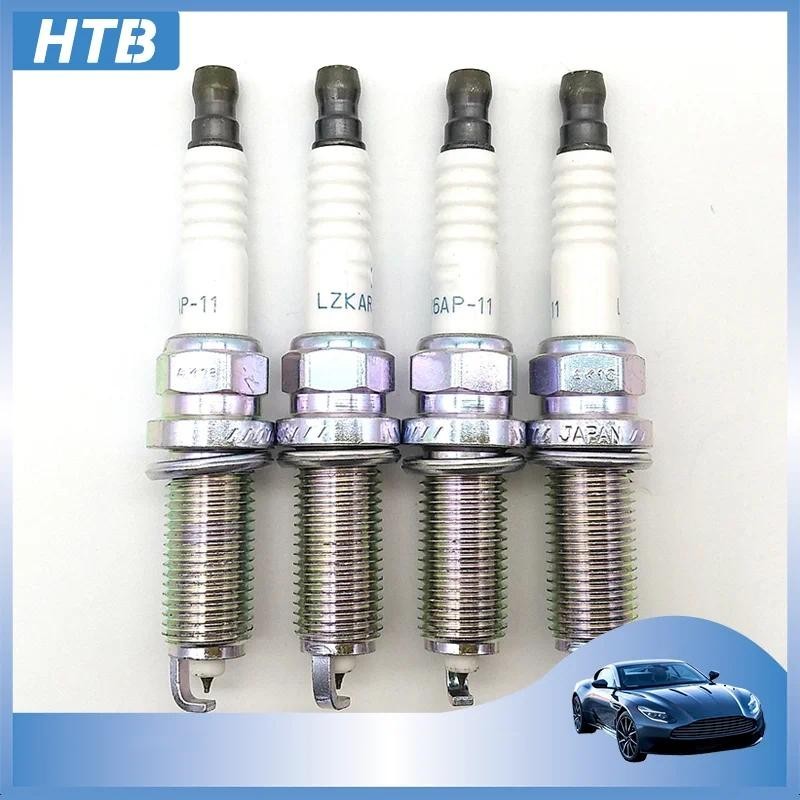 4PCS 22401-CK81B LZKAR6AP-11 Platinum Spark Plug สําหรับ NISSAN TIIDA X-TRAIL QASHQAI NV200 หมายเหตุ