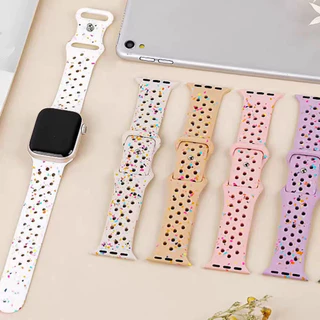 สายยางอ่อนสำหรับ for Smartwatch Iwatch Ultra 3 2 SE Series 11 10 9 8 7 49 46 45 44 42 41 38มม. สายรัดข้อมือ