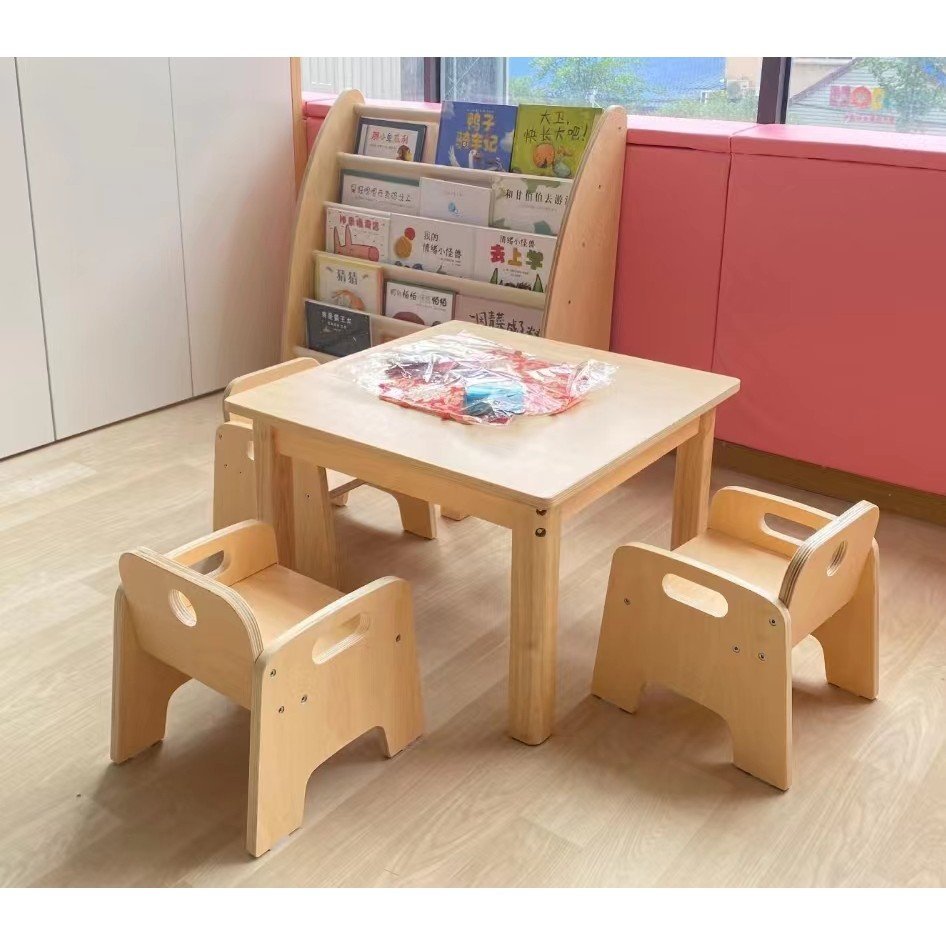 โรงเรียนอนุบาล Early Education L7 การเรียนรู้เด็กไม้เนื้อแข็ง Consignment เกมตารางขนาดเล็กตารางเด็กโ