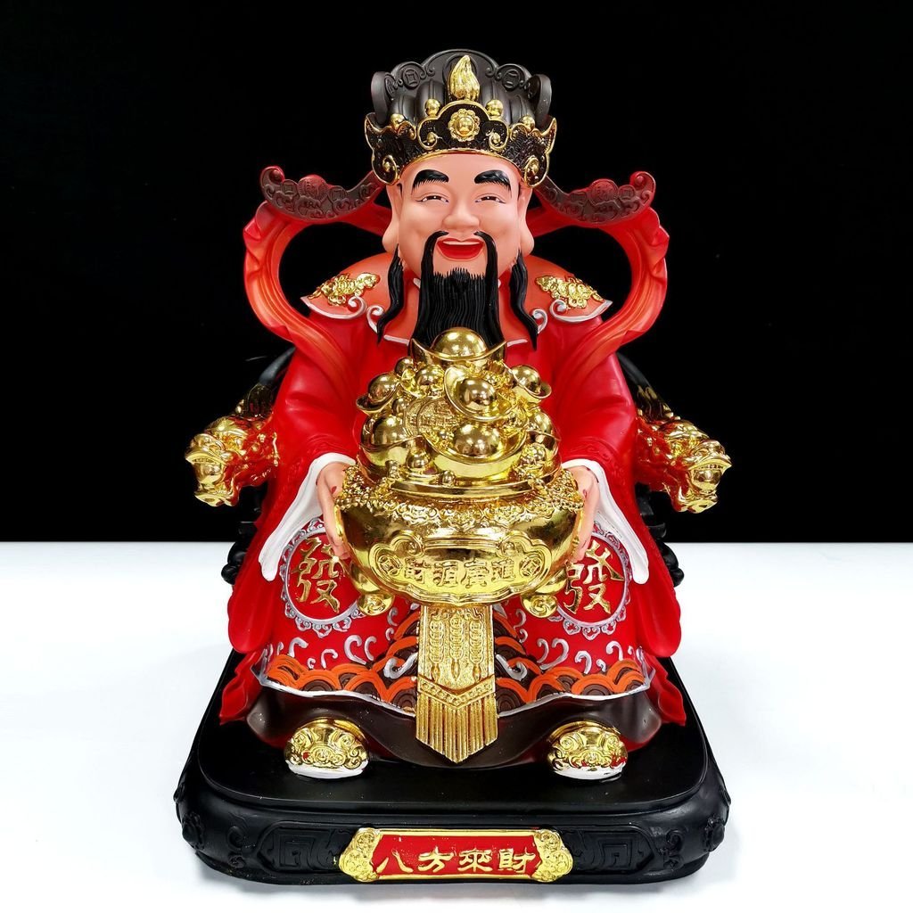 God of Wealth ทาสี Gilt Gold บูชา 4IJB