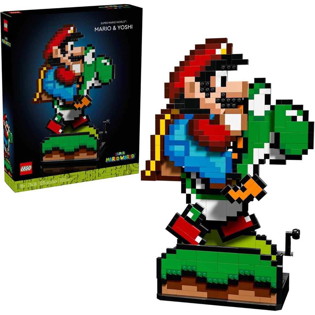 LEGO Super Mario World: ชุดตัวต่อ Mario & Yoshi สําหรับผู้ใหญ่ อายุ 18+71438