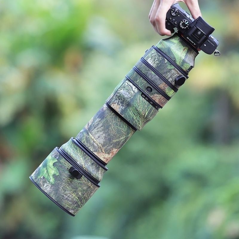 [ประหยัดสุดๆ] Sima 150-600 Micro Single S Version Sony E-Port Lens Gun Jacket SIGMA SLR Camera Telephoto Camouflage Protective Case