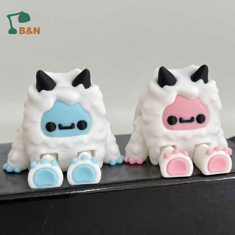 XeR Snowman Yuti & Yeda เกมอุปกรณ์ต่อพ่วงตัวเลขของเล่น Multi-Joint Movable เครื่องใช้ในบ้านตกแต่ง VN