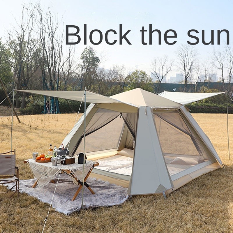 Camping Outdoor Tent Rainproof Sunscreen Camping Tent Outdoor Camp Tent Portable Tent Camping Tents 